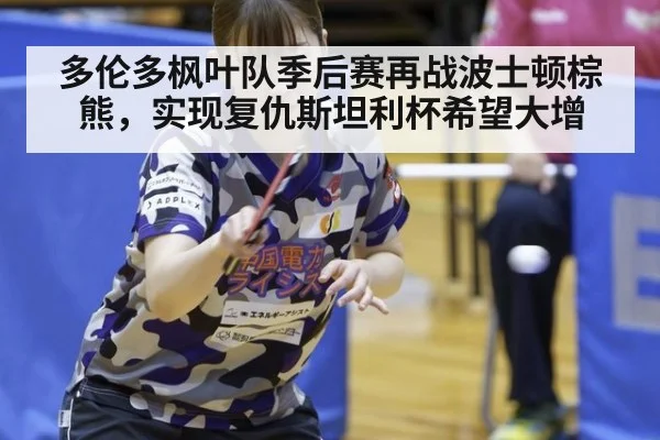 多伦多枫叶队季后赛再战波士顿棕熊,实现复仇斯坦利杯希望大增